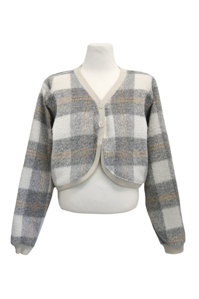 storets.com Lydia Boucle Jacket in Plaid