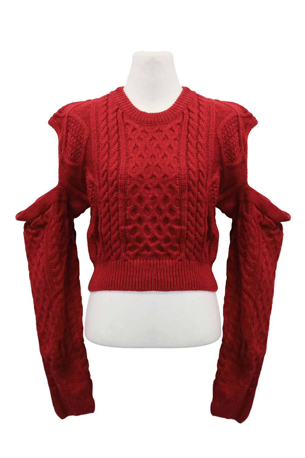 storets.com Cali Cold Shoulder Knit Sweater