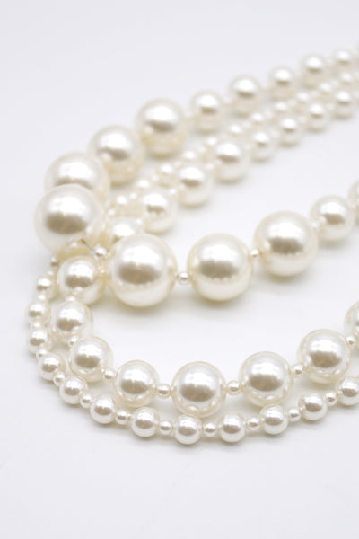 storets.com Layered Faux Pearl Necklace