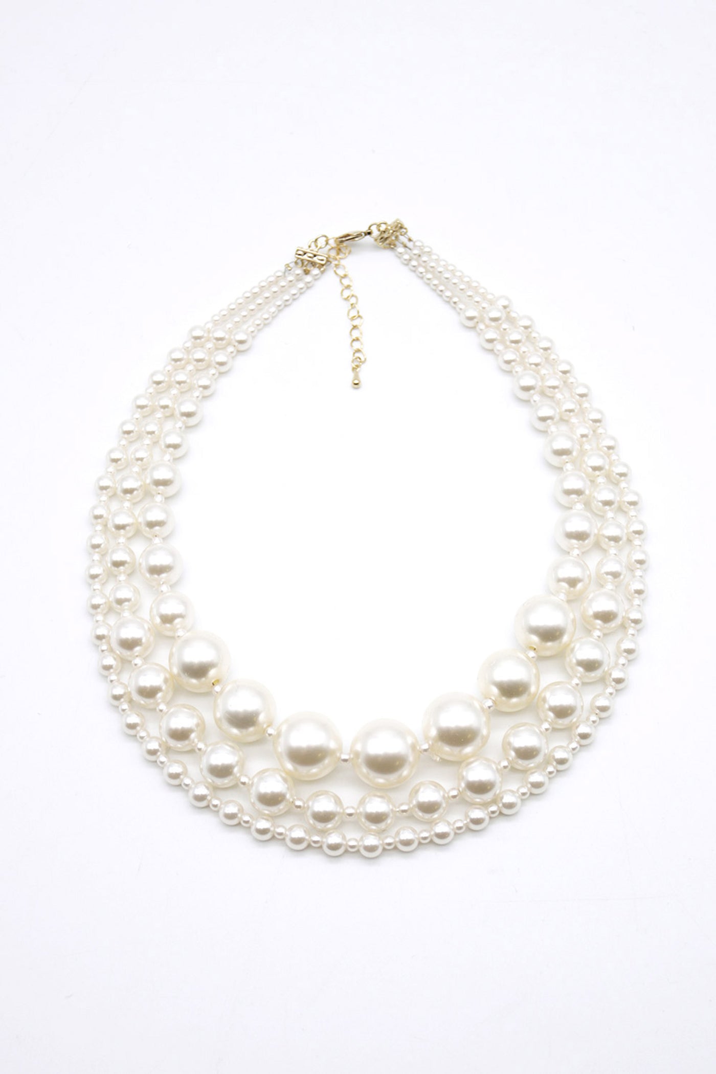 storets.com Layered Faux Pearl Necklace