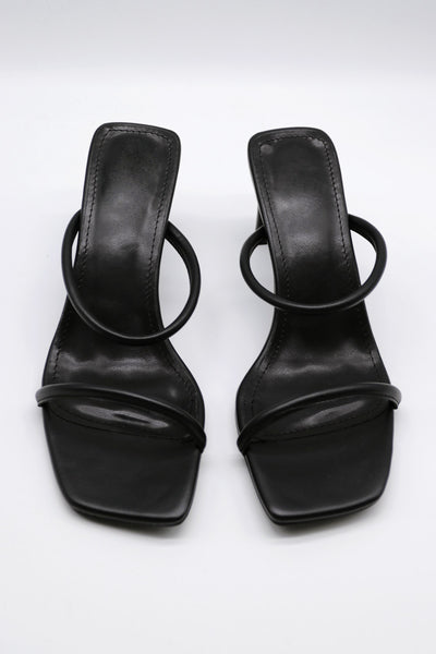 storets.com Two-Strap Square Toe Heels