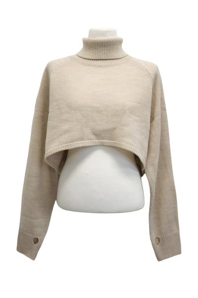 storets.com Mia Cropped Turtleneck Sweater