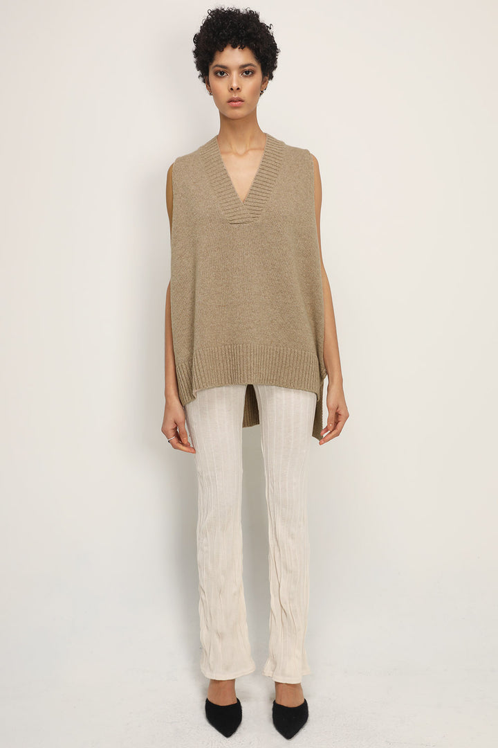 Lyla Oversized Knit Vest | Women's Sweaters & Knits | storets