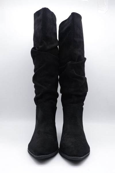 storets.com Wide-Leg Ruched Boots