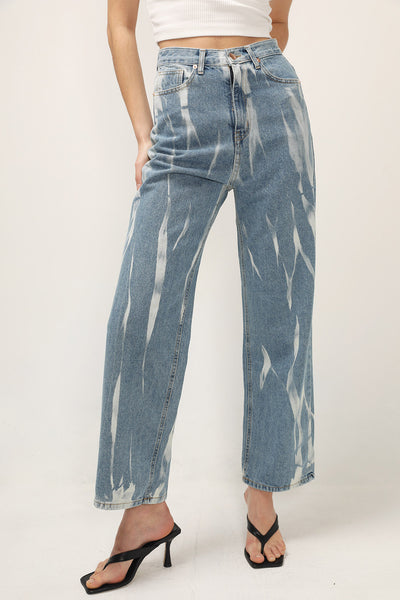storets.com Nala Grunge Wash Wide Jeans