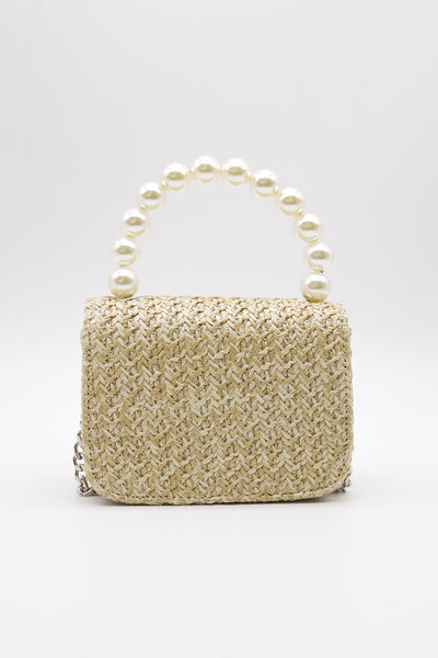 storets.com Pearl Handle Straw Bag-Small