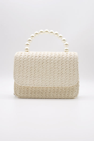 storets.com Pearl Handle Straw Bag