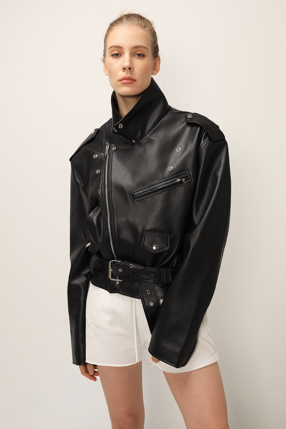Emma Pleather Rider Jacket | Women's | storets