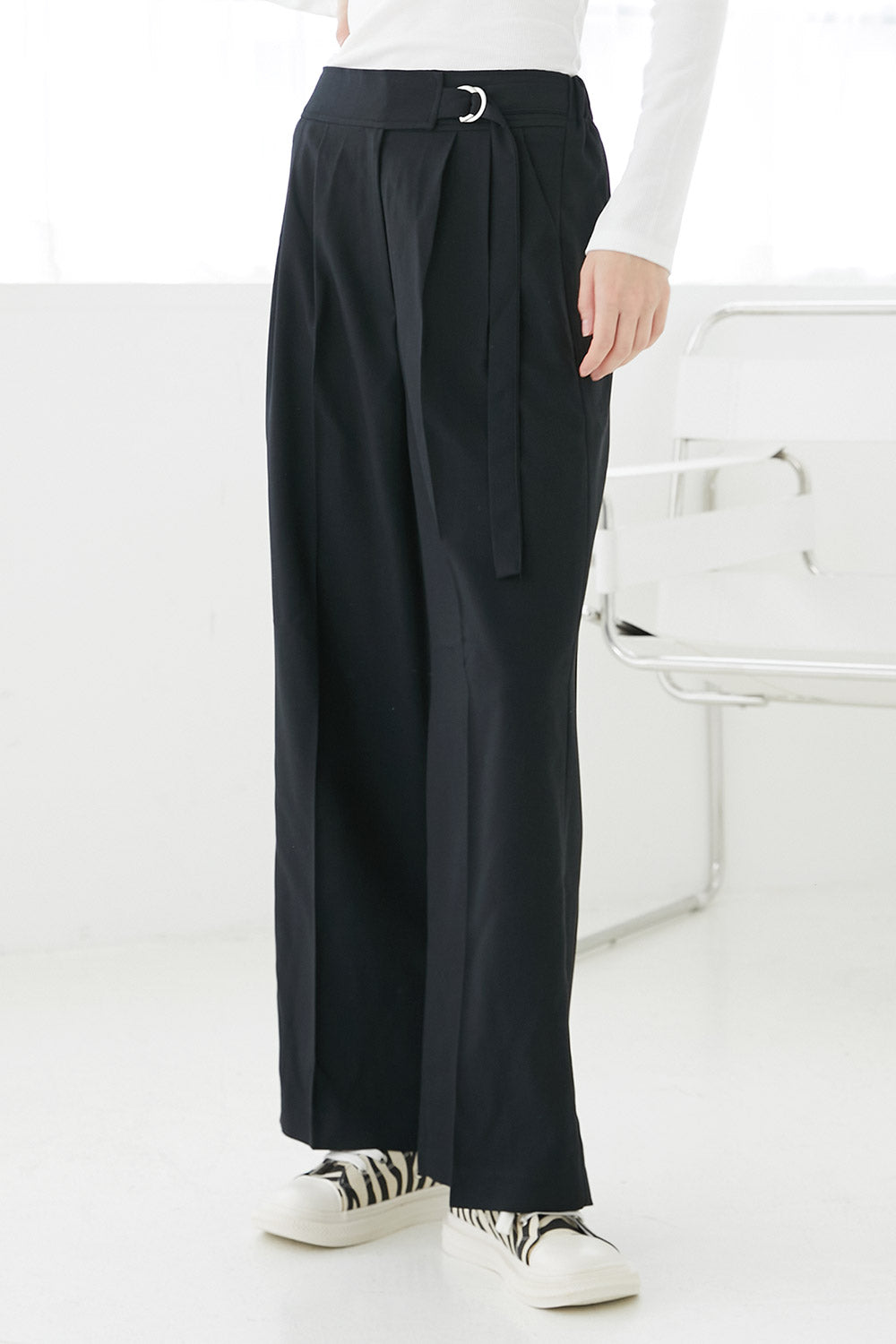 storets.com Angelina Pants with Front Buckle