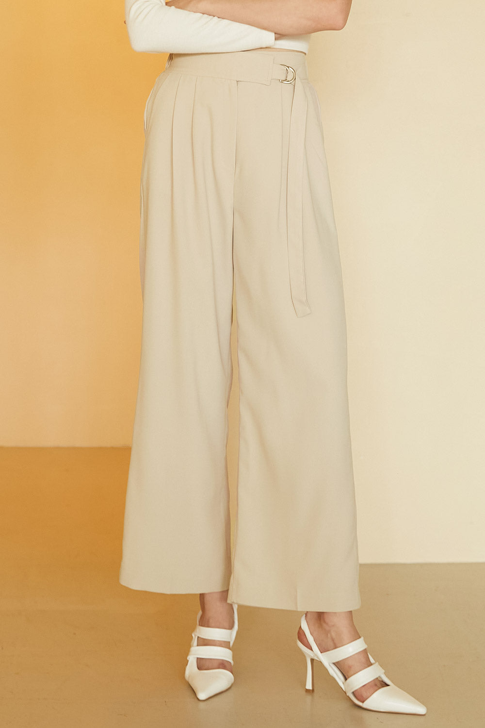 storets.com Angelina Pants with Front Buckle