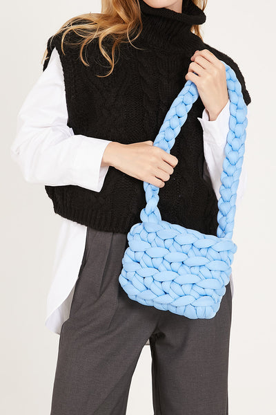 storets.com Yvette Chunky Knitted Shoulder Bag