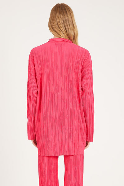 storets.com Maria Oversized Plisse Shirt