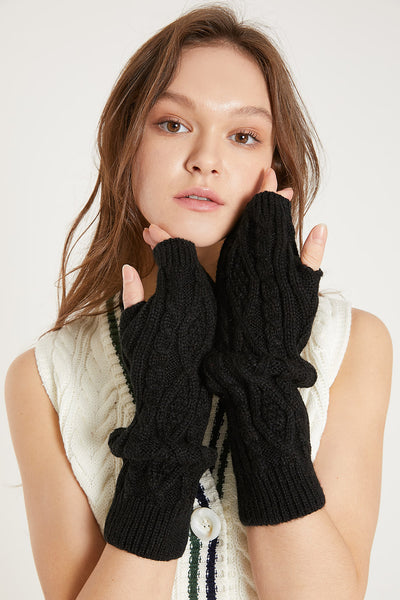 storets.com Cable Knit Arm Warmer