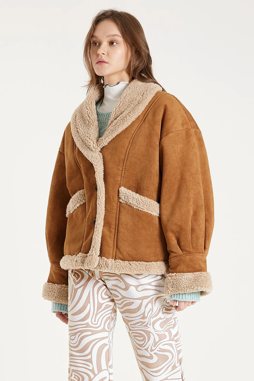 storets.com Ava Faux Shearling Jacket