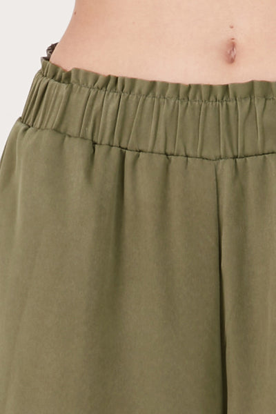 storets.com Rose Matte Satin Wide Leg Pants