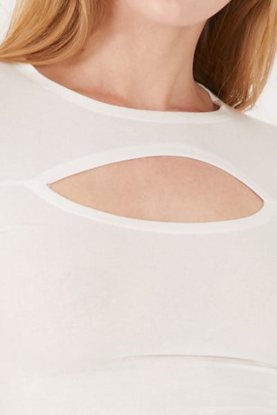 storets.com Shelly Cut Out Cropped Top